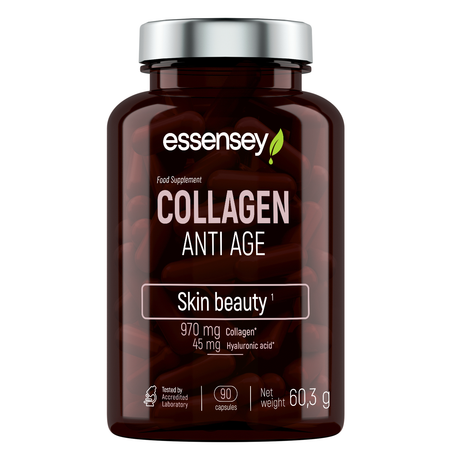 Mineral kapslar för leder och hud TREC ESSENSEY COLLAGEN ANTI AGE 90 kapslar