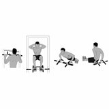 Multifunktionell Pull Up Stång Dörr Tunturi