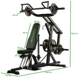 Multifunktionell träningsmaskin Tunturi WT80 Leverage Gym