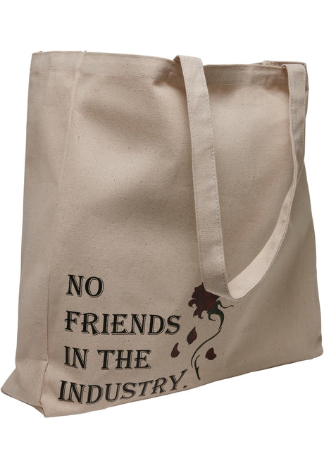 No Friends Oversize Canvas Tote Bag offwhite one size - workoutbrands.com