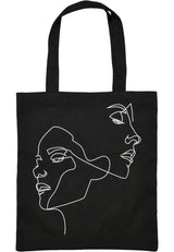 One Line Canvas Bag black one size - workoutbrands.com