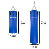 Boxningssäck Tunturi Aqua Boxing Bag 100 cm, blå