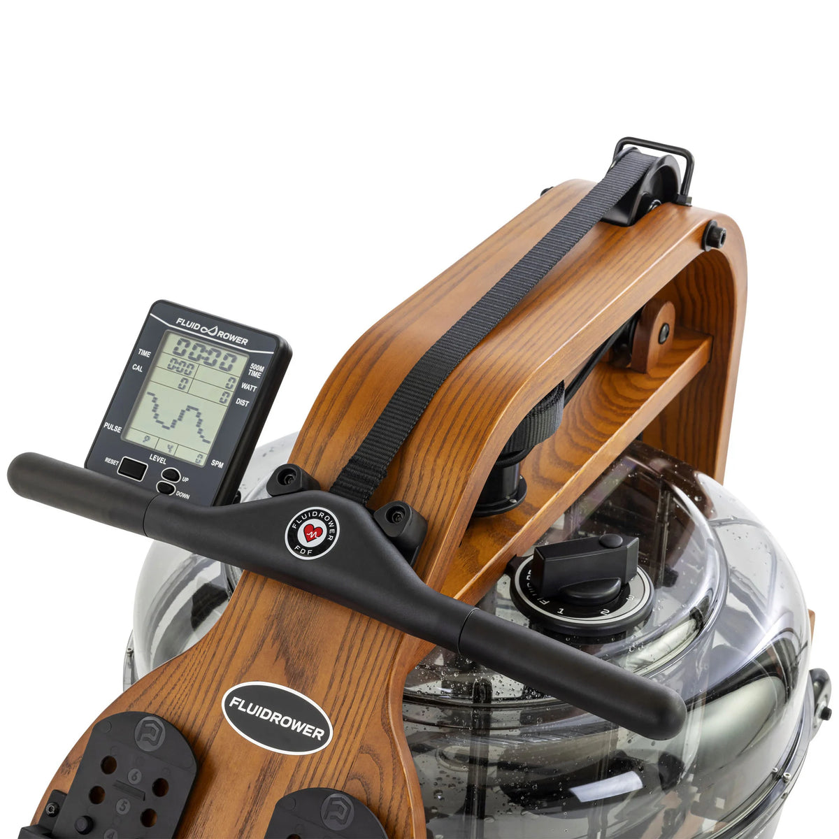 Handtag med pulssensorer för V- och XL-modeller av FLUID roddmaskiner