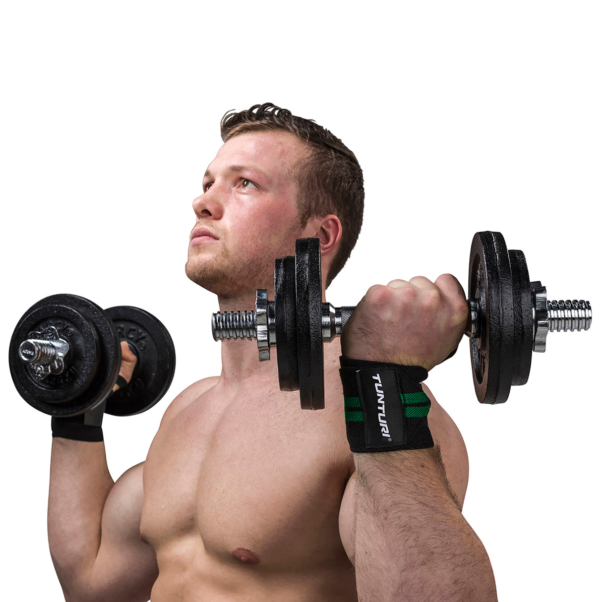 Handledsstöd TUNTURI Wrist Wraps, vit