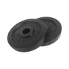 Viktskivor TUNTURI Skivor Svart, 30 mm, 2,5 kg