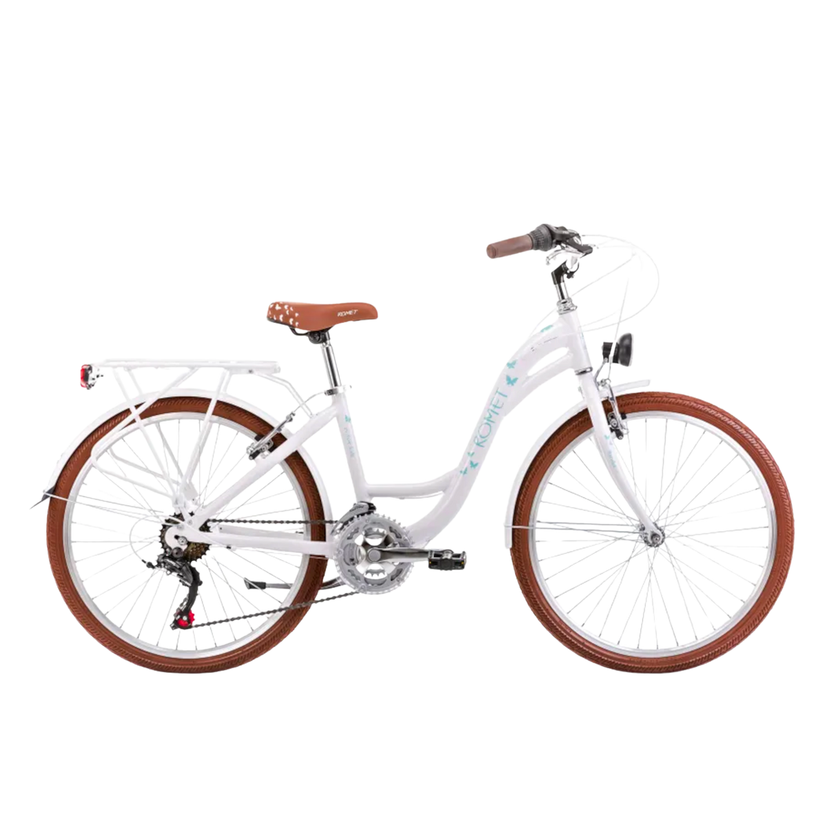 Flickcykel ROMET Panda 1, vit-blå