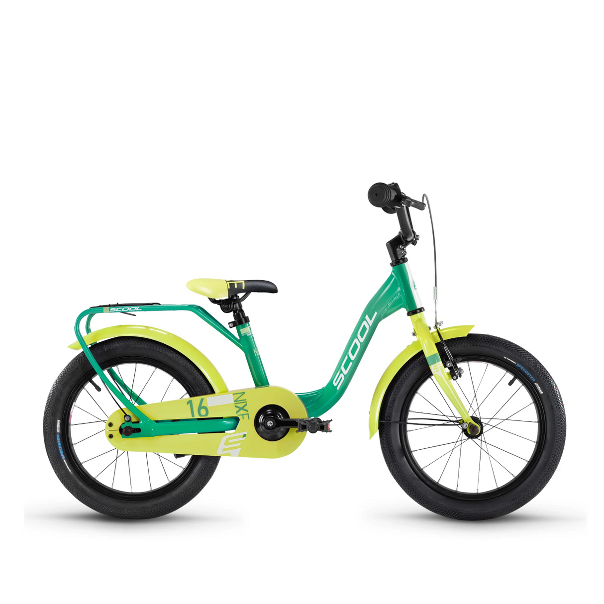 Barncykel S´COOL niXe, 16" grön