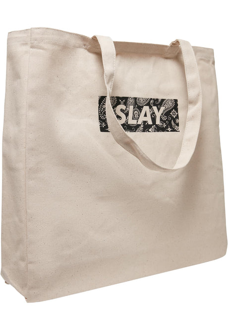 SLAY Oversize Canvas Tote Bag offwhite one size - workoutbrands.com