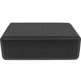 Svarta yoga block med gorilla sports logga - sidobild