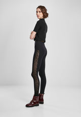 UC Flock Lace Stripe Leggings