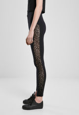 UC Flock Lace Stripe Leggings