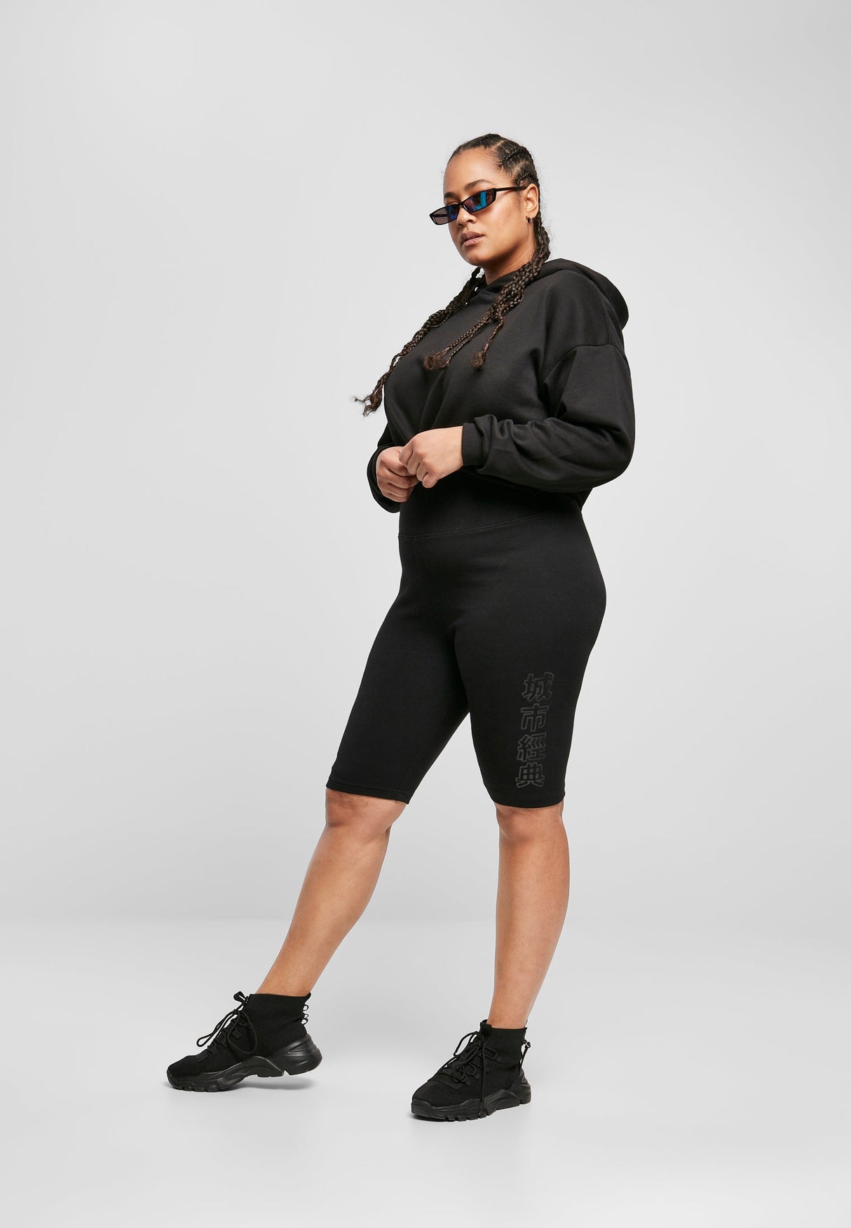 UC High Waist Branded Cycle Shorts