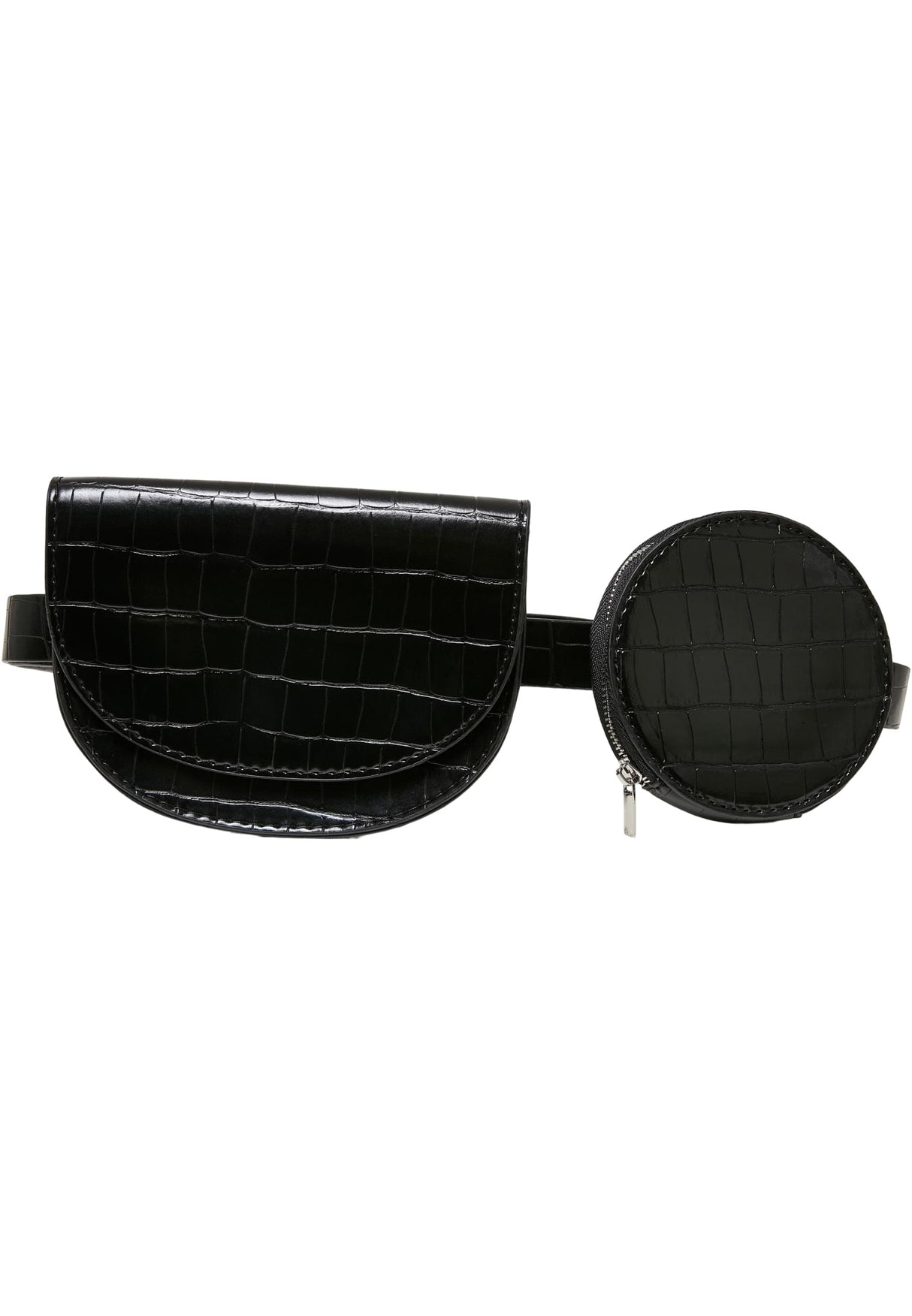 UC Croco Synthetic Leather Double Beltbag
