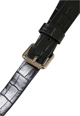 UC Croco Synthetic Leather Double Beltbag