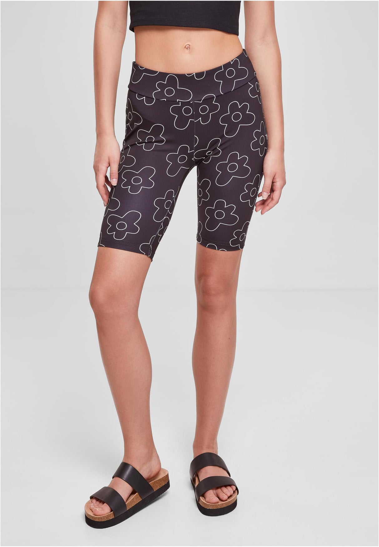 UC High Waist AOP Tech Cycle Shorts