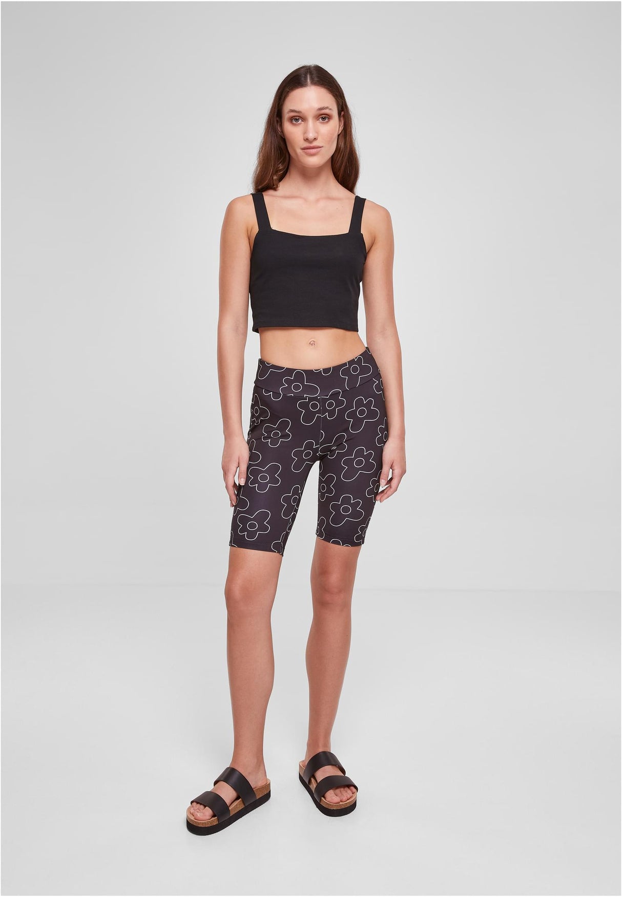 UC High Waist AOP Tech Cycle Shorts
