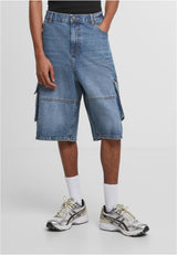 UC Relaxed Denim Cargo Shorts