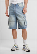UC Relaxed Denim Cargo Shorts