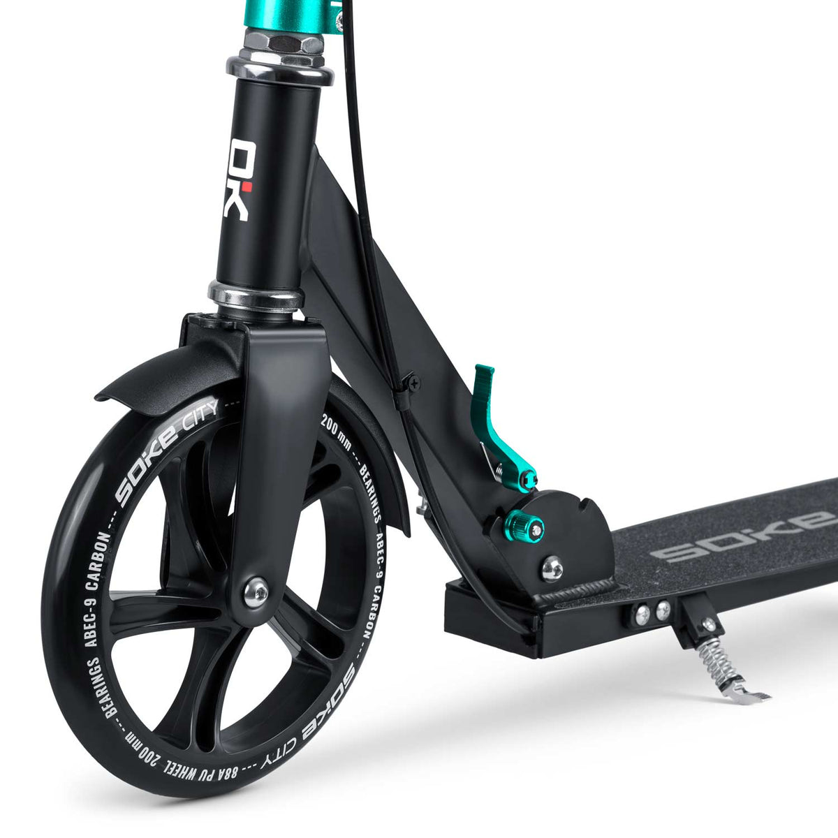 Scooter SOKE City, black-turquoise