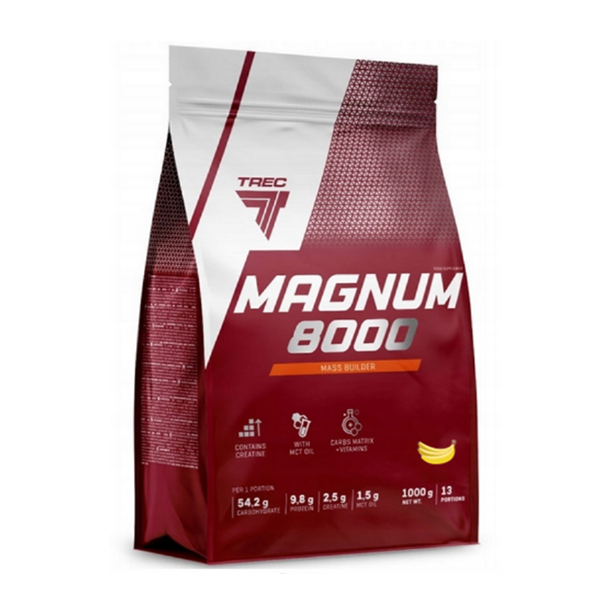 Näringskoncentrat TREC Magnum 8000, 1000g, Banan