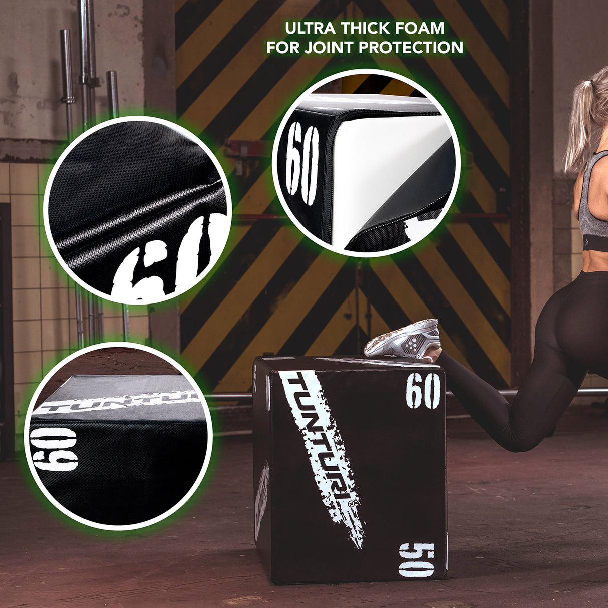 Träningsbox TUNTURI Plyo Box Soft (EVA) 50/60/75cm