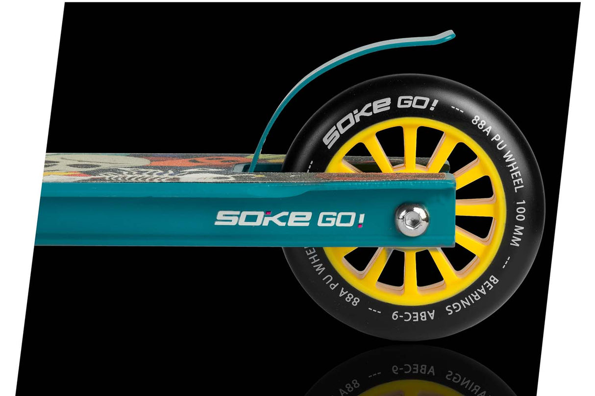 Stuntscooter SOKE GO! blå-gul