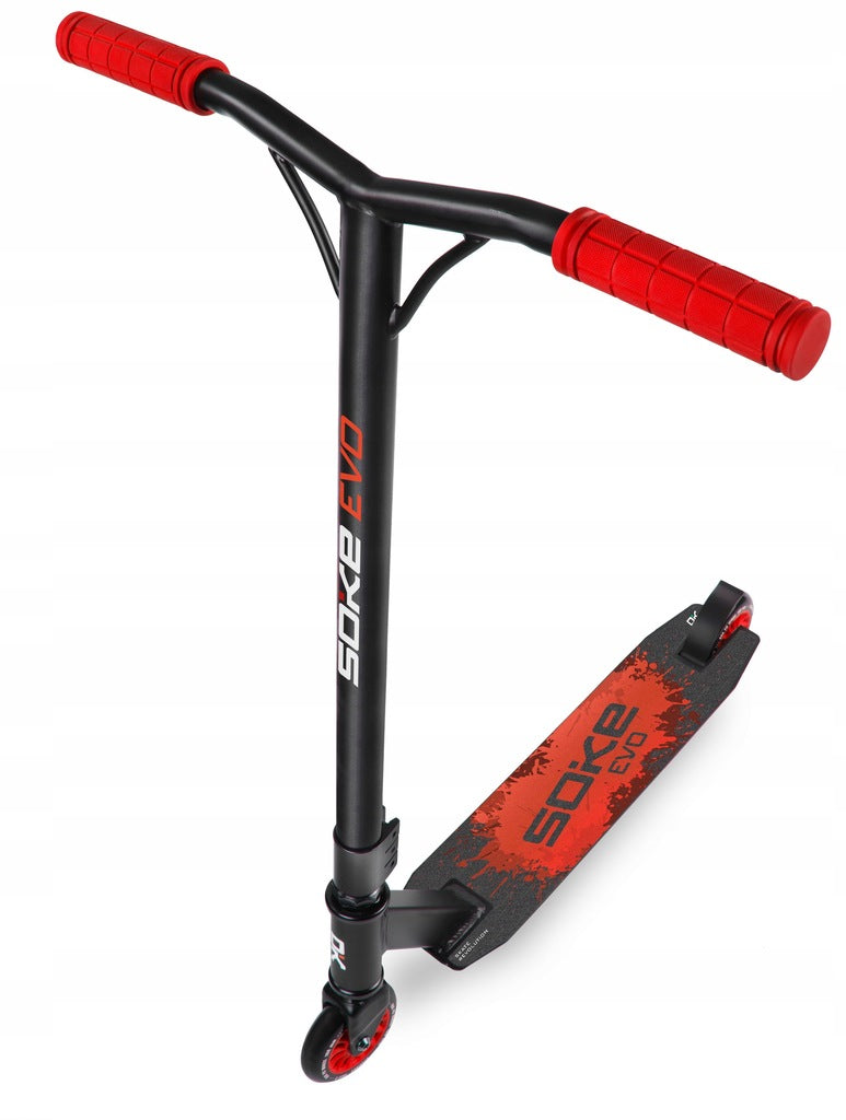 Tricksparkcykel SOKE EVO, svart-röd