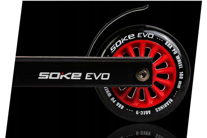 Tricksparkcykel SOKE EVO, svart-röd