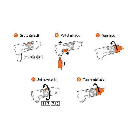 Cable lock AXA RESOLUTE C8-180 - bild 4