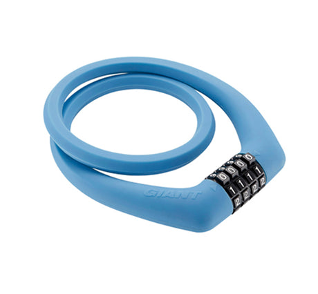 Kabellås GIANT SURELOCK RUBBER Sky Blue, blå