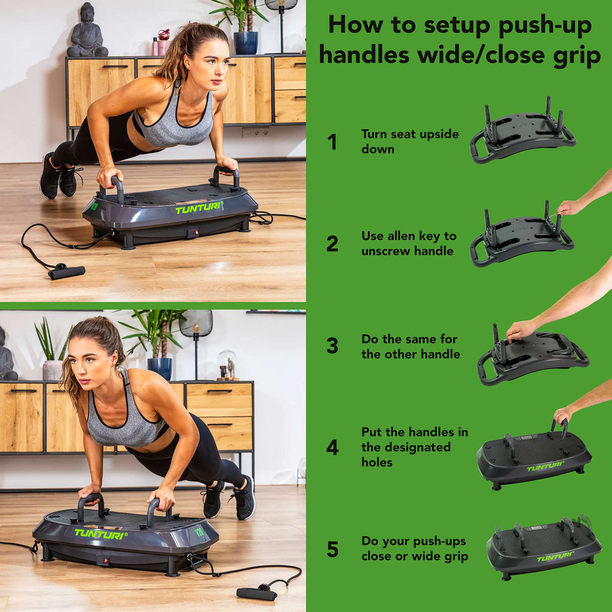 Vibrationsplatta TUNTURI Cardio Fit V20