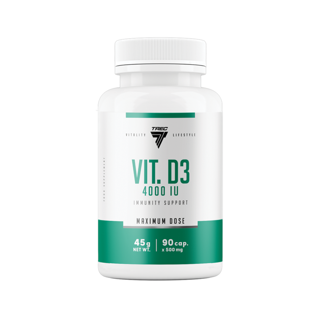 Vitaminkapslar TREC VIT. D3 4000 IU, 90 kapslar