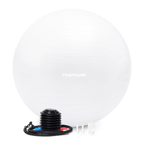 Gymnastikboll TUNTURI Gymball 75 cm. Anti Burst, Off-white