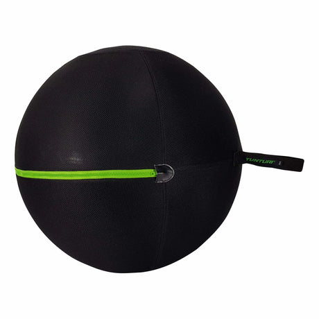 Gymbollöverdrag TUNTURI Gymball Cover 75cm, med grönt blixtlås