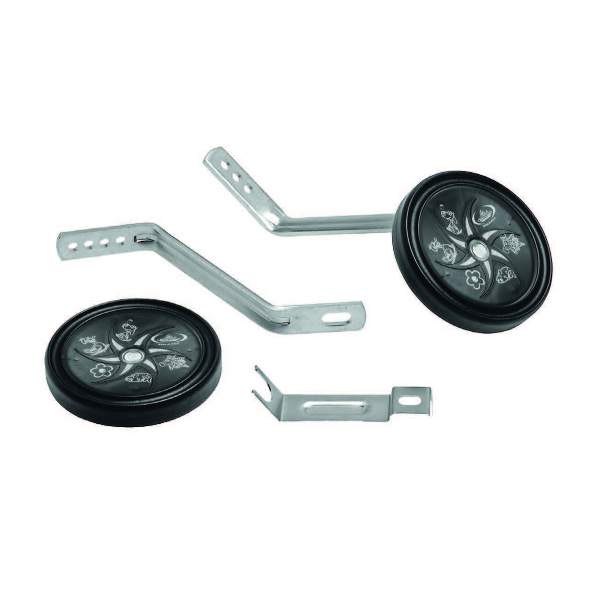 Stödhjul SELLE MONTE GRAPPA 12"-20", svart