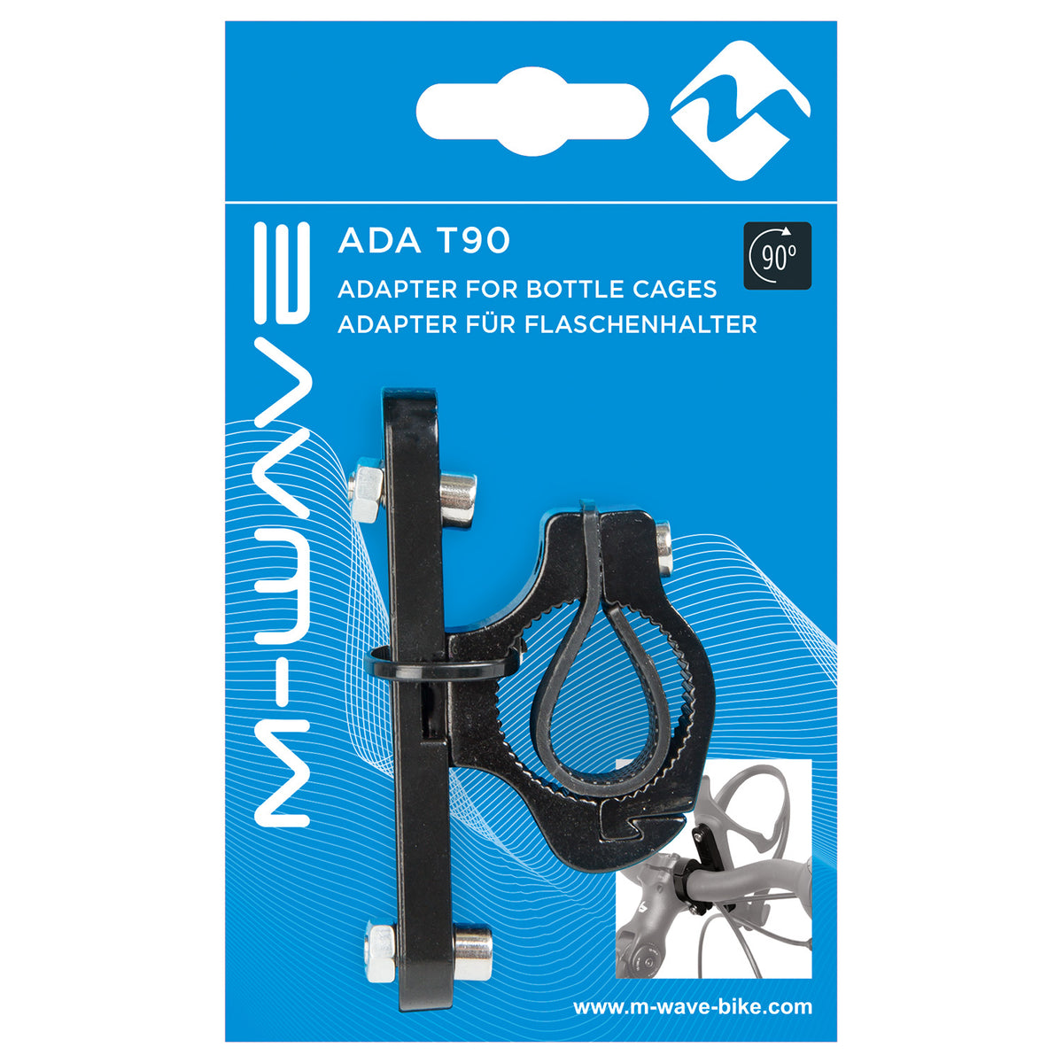 Adapter för M-Wave dricksflaska, svart