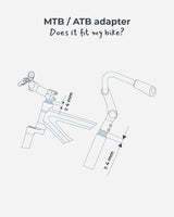 Ramfäste för barnstol (fram) URBAN IKI MTB/ATB Adapter