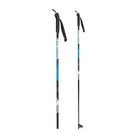 Skistavar ALPINA ST PLUS svart/blå