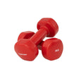 Hantlar TUNTURI Vinyl Dumbbells 3.0kg, red