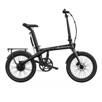 Hopfällbar elcykel ADO Air Carbon PRO, Svart