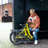 Hopfällbar elcykel COAST Jifo Light, Honey