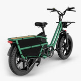 El-lastcykel FIIDO T2 Longtail Cargo, Skogsgrön
