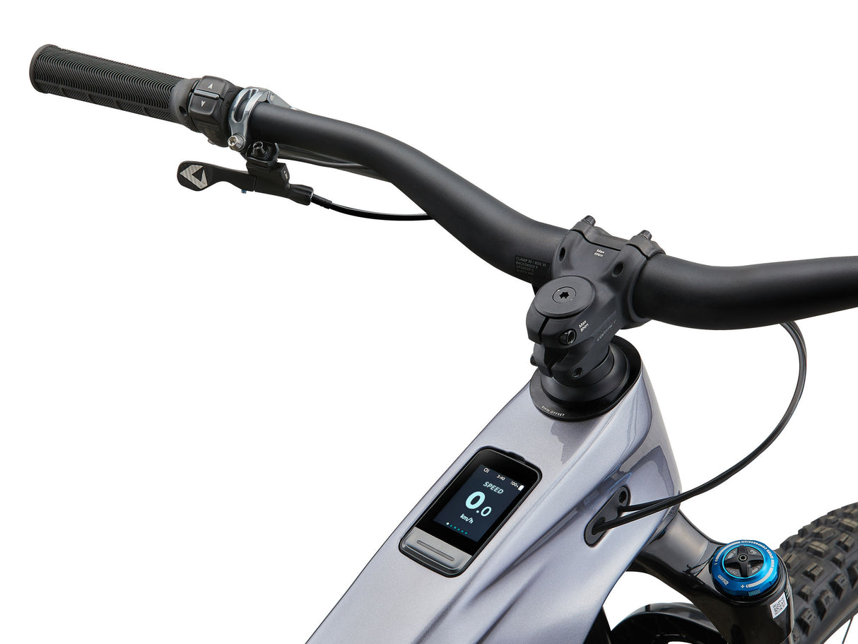 Elcykel GIANT Reign Advanced E+ 1, Mercury/Carbon Smoke