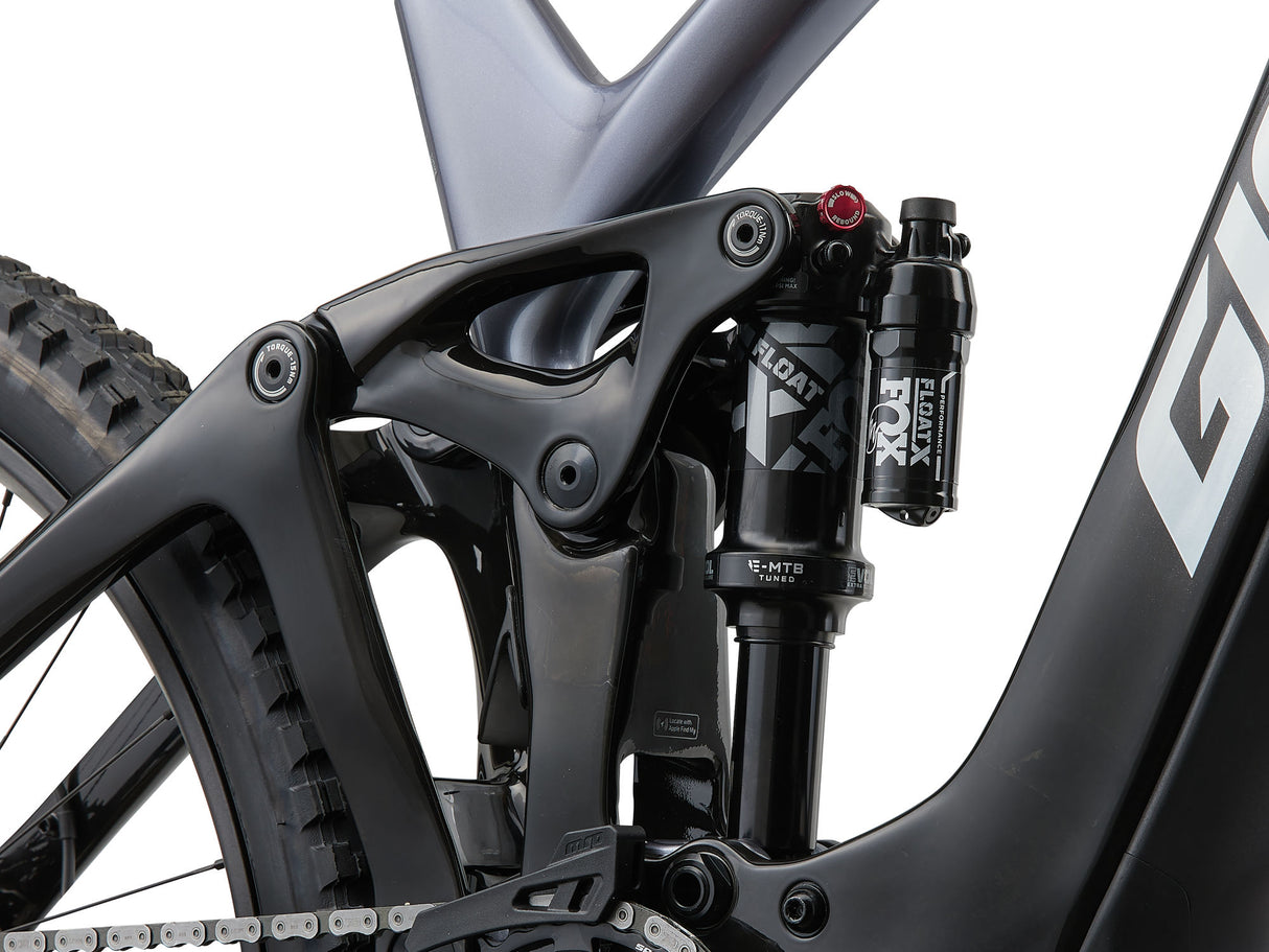 Elcykel GIANT Reign Advanced E+ 1, Mercury/Carbon Smoke