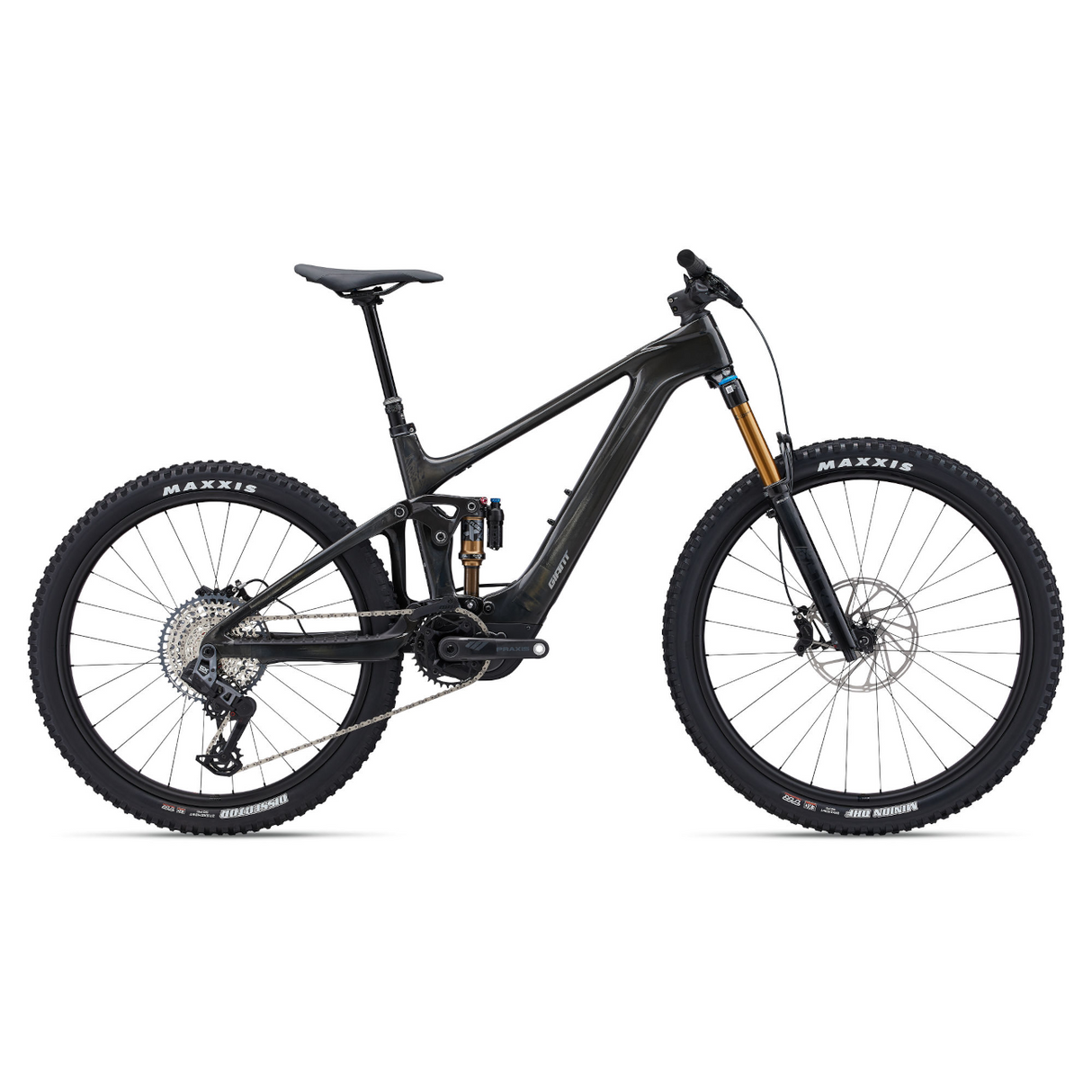 Elcykel GIANT Trance X Advanced E+ Elite 1, Raw Carbon