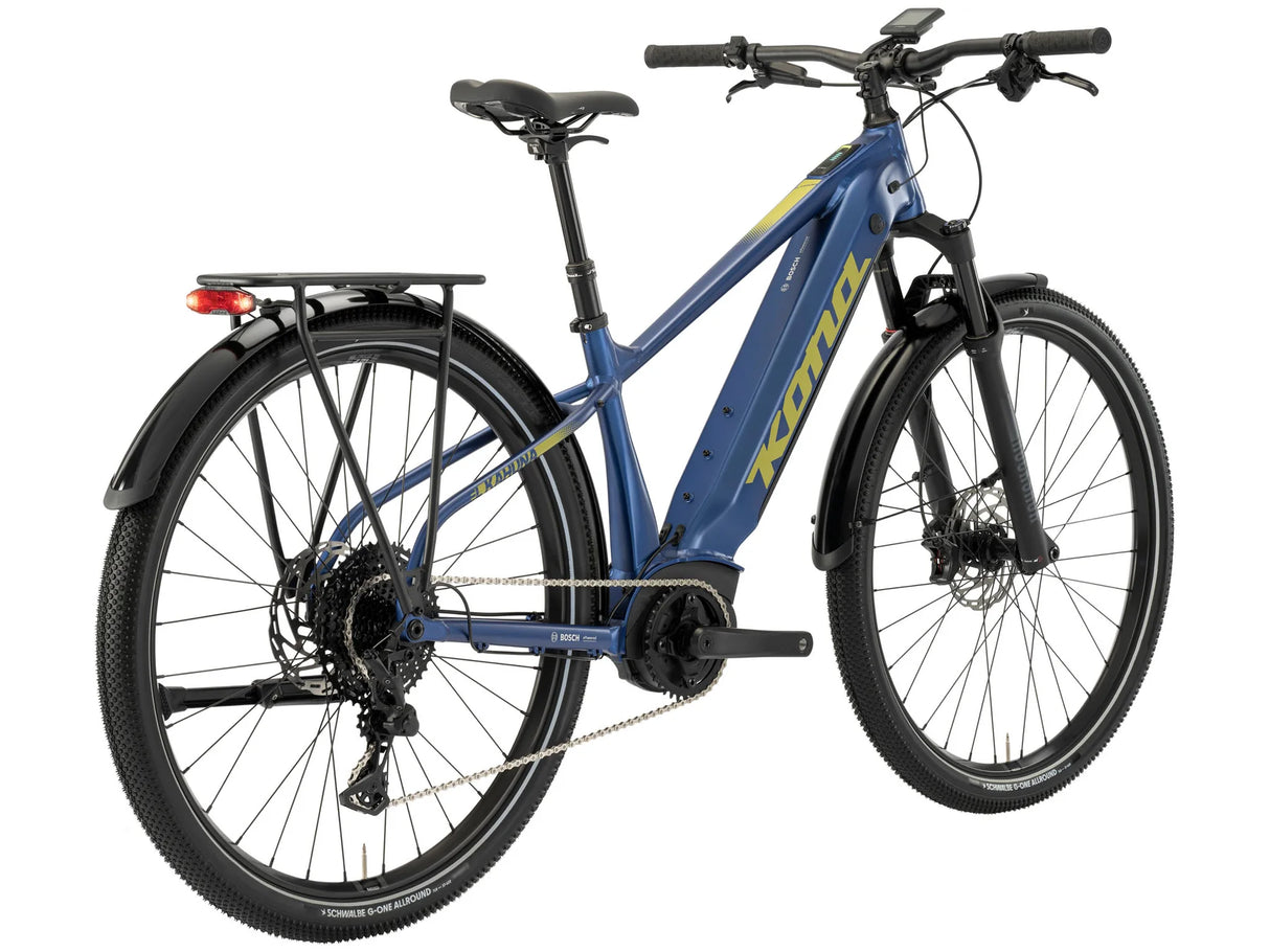 KONA El Kahuna Elcykel, Satin Metallic Lazuli (Blå)