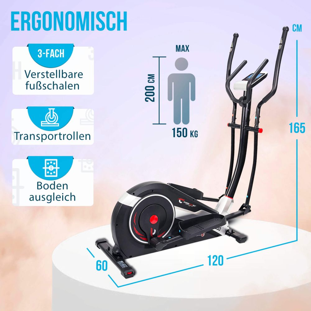 Elliptical trainer CHRISTOPEIT AX 8000