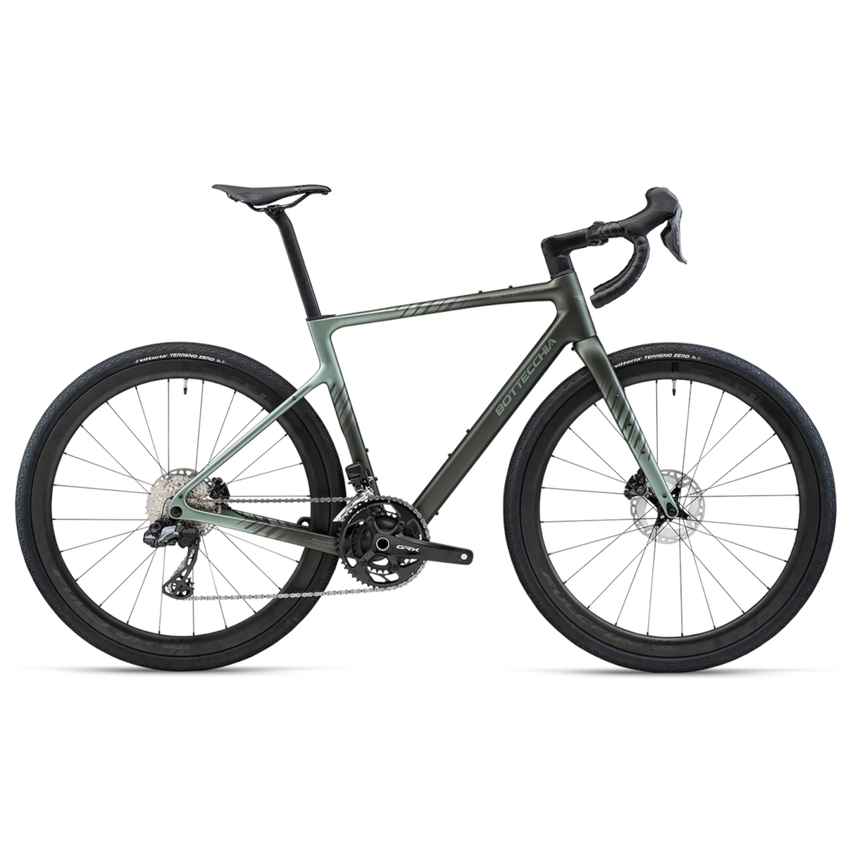 Gravelcykel BOTTECCHIA Gravel Overland - GRX610 24s - 59 Grön