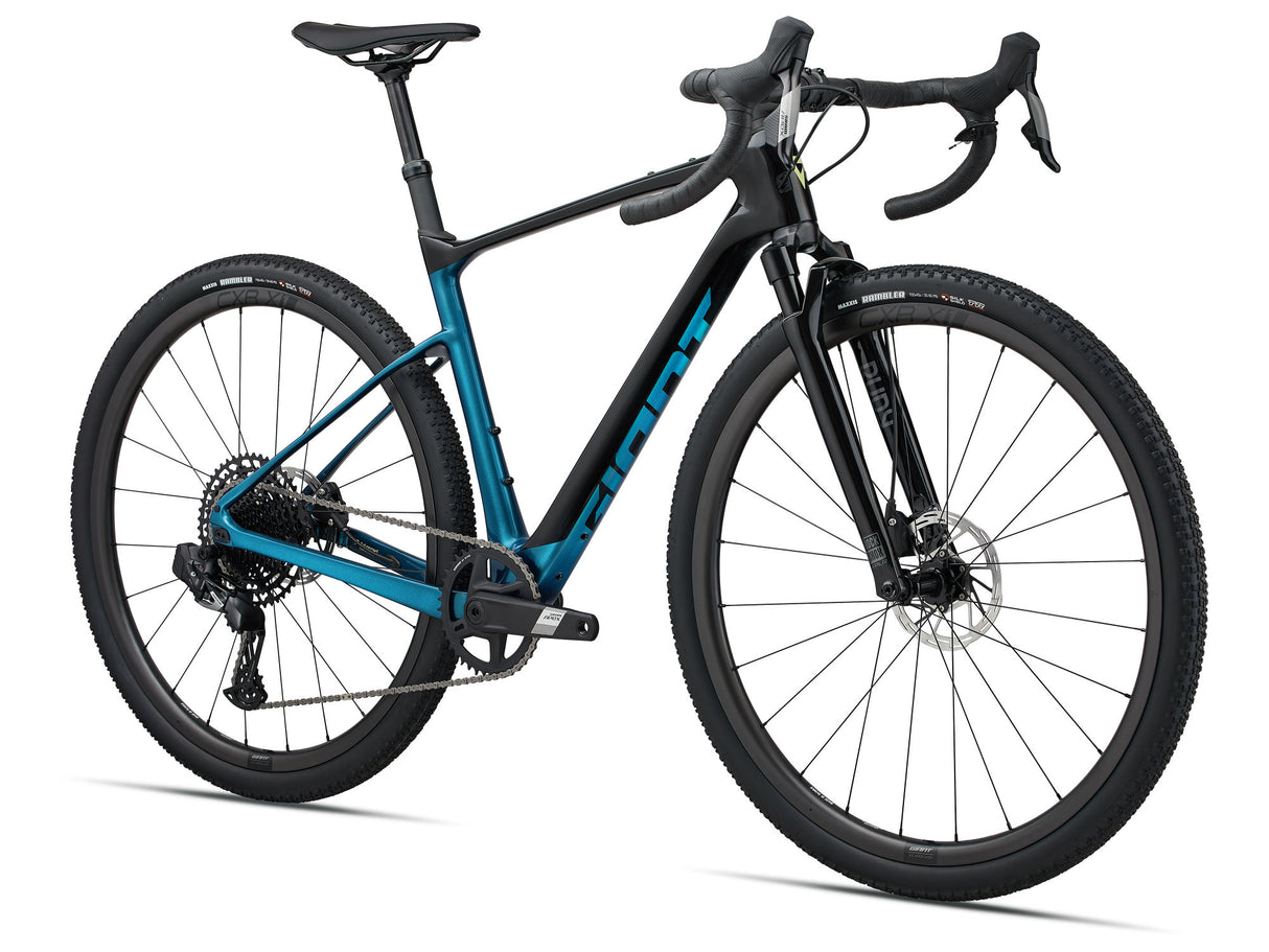Gravel bike GIANT Revolt X Advanced Pro 2, Black/Sea Sparkle