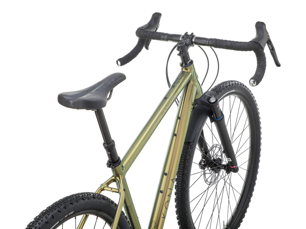 Gravelbike KONA Ouroboros AL, Gloss Metallic Turismo Olive (Grön)
